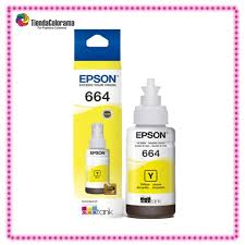 Tintas Originales Epson 664 – Negro, Cian, Magenta y Amarillo