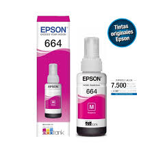 Tintas Originales Epson 664 – Negro, Cian, Magenta y Amarillo